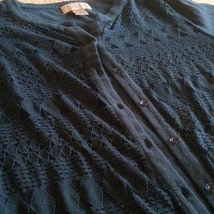 Blue Green Lace Cardi